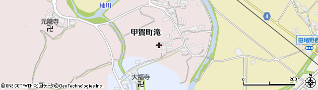 滋賀県甲賀市甲賀町滝109周辺の地図