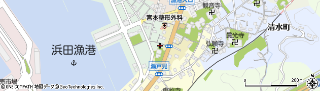 島根県浜田市元浜町1周辺の地図