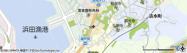 島根県浜田市原町周辺の地図