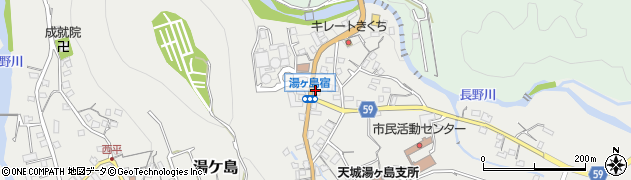 長野地区公民館周辺の地図