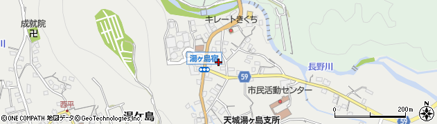 静岡県伊豆市湯ケ島196周辺の地図