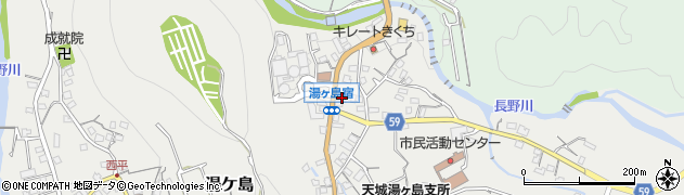 静岡県伊豆市湯ケ島198-1周辺の地図