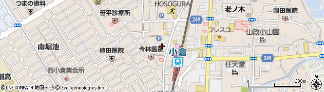 京都府宇治市小倉町西浦78周辺の地図
