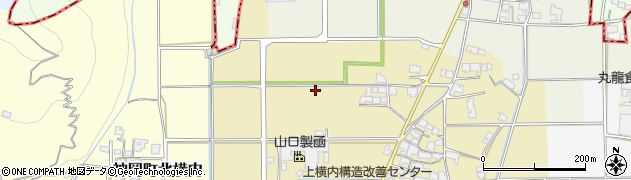 兵庫県たつの市神岡町上横内周辺の地図
