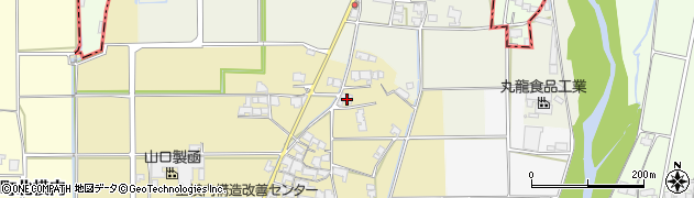 兵庫県たつの市神岡町上横内170周辺の地図