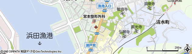 島根県浜田市原町21周辺の地図