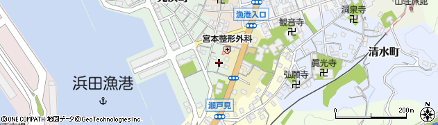 島根県浜田市元浜町10周辺の地図