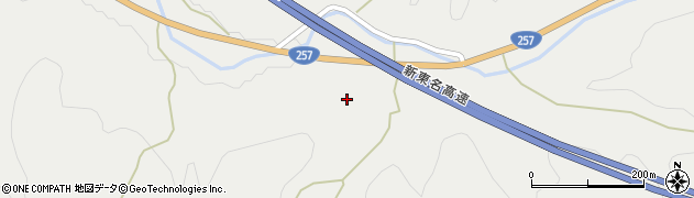 愛知県新城市下吉田（南戸合）周辺の地図