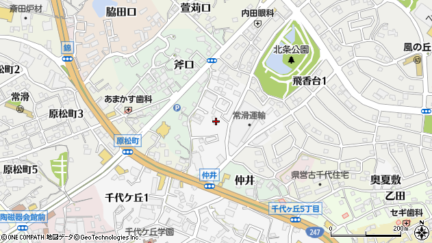 〒479-0055 愛知県常滑市広内の地図