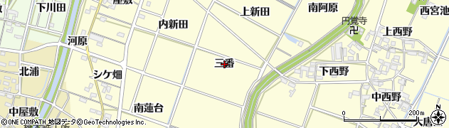 愛知県岡崎市福岡町（三番）周辺の地図