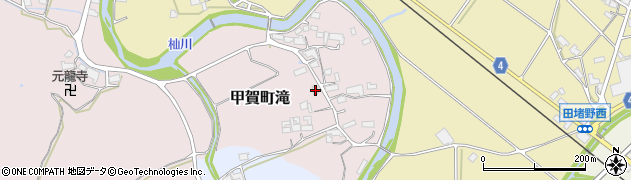 滋賀県甲賀市甲賀町滝120周辺の地図