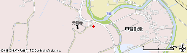 滋賀県甲賀市甲賀町滝490周辺の地図