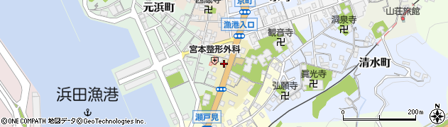 島根県浜田市原町16周辺の地図