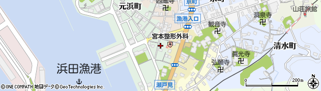 島根県浜田市元浜町35周辺の地図