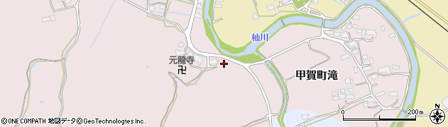 滋賀県甲賀市甲賀町滝510周辺の地図