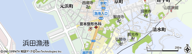 島根県浜田市原町6周辺の地図