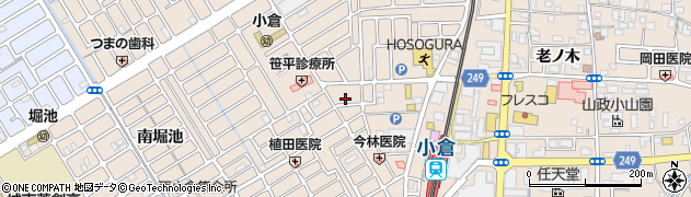 京都府宇治市小倉町西浦68周辺の地図