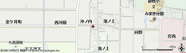 京都府久世郡久御山町中島沖ノ内16周辺の地図
