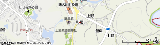 兵庫県川辺郡猪名川町上野町廻周辺の地図