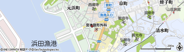島根県浜田市元浜町47周辺の地図