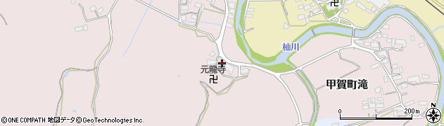 滋賀県甲賀市甲賀町滝471周辺の地図