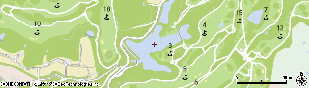 尾谷池周辺の地図