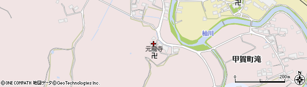 滋賀県甲賀市甲賀町滝468周辺の地図