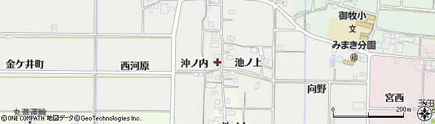 京都府久世郡久御山町中島沖ノ内12周辺の地図