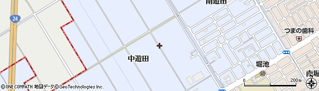 京都府宇治市伊勢田町（中遊田）周辺の地図