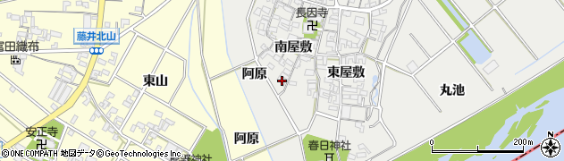 愛知県安城市木戸町南屋敷45周辺の地図