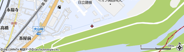 京都府大山崎町（乙訓郡）大山崎（八畝割）周辺の地図