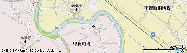 滋賀県甲賀市甲賀町滝133周辺の地図