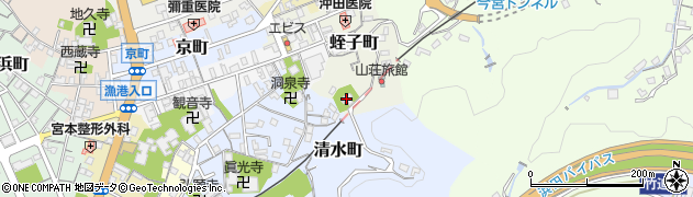 久光山八幡宮周辺の地図