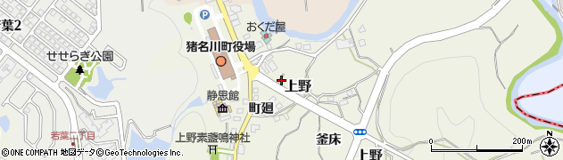 兵庫県猪名川町（川辺郡）上野周辺の地図