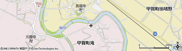 滋賀県甲賀市甲賀町滝137周辺の地図