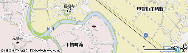 滋賀県甲賀市甲賀町滝67周辺の地図