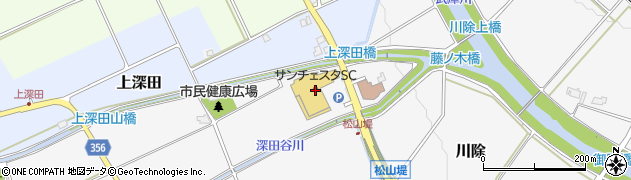 マルナカ三田店周辺の地図
