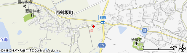 あさひ薬局　剣坂店周辺の地図