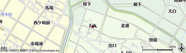 愛知県額田郡幸田町久保田石丸周辺の地図