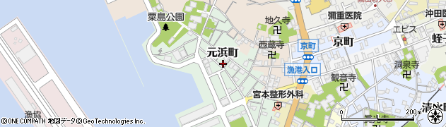 島根県浜田市元浜町144周辺の地図