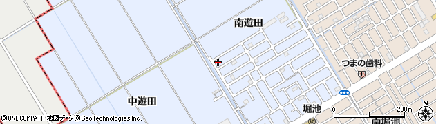 南遊田第3児童遊園周辺の地図