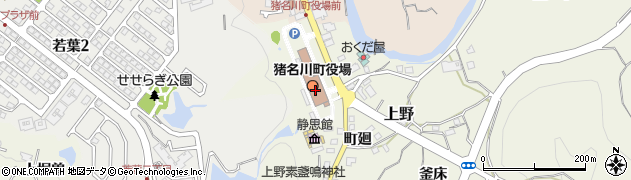 猪名川町役場まちづくり部　上下水道課周辺の地図