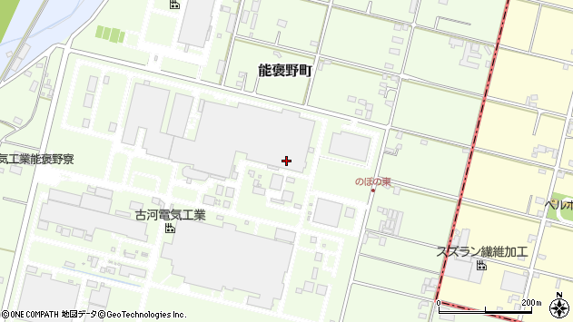 〒519-0212 三重県亀山市能褒野町の地図