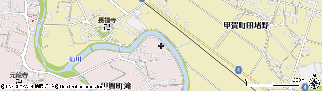 滋賀県甲賀市甲賀町滝44周辺の地図