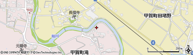滋賀県甲賀市甲賀町滝60周辺の地図