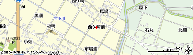 愛知県額田郡幸田町坂崎西ケ崎前周辺の地図