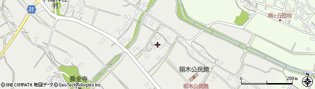 愛知県新城市稲木（彼岸田）周辺の地図