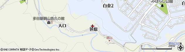 兵庫県川辺郡猪名川町銀山笹原20周辺の地図