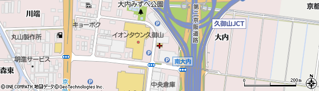 無添くら寿司 久御山店周辺の地図