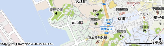 島根県浜田市元浜町179周辺の地図